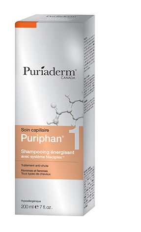 PURIADERM PURIPHAN1 SHAMPOOING ÉNERGISANT, HOMMES – FEMMES.