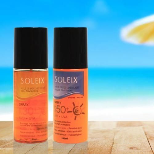 PACK SOLEIX LAIT PLUS HUILE DE BRONZAGE