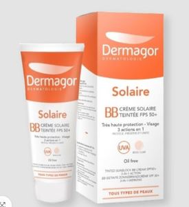 DERMAGOR BB CREME SOLAIRE TEINTEE FPS 50+ 40ML