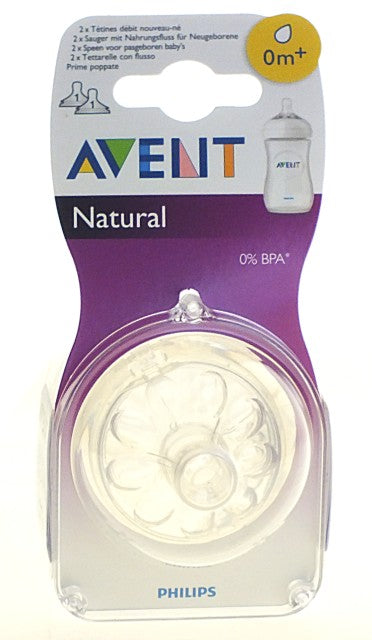 AVENT TETINE NATURAL 0M+