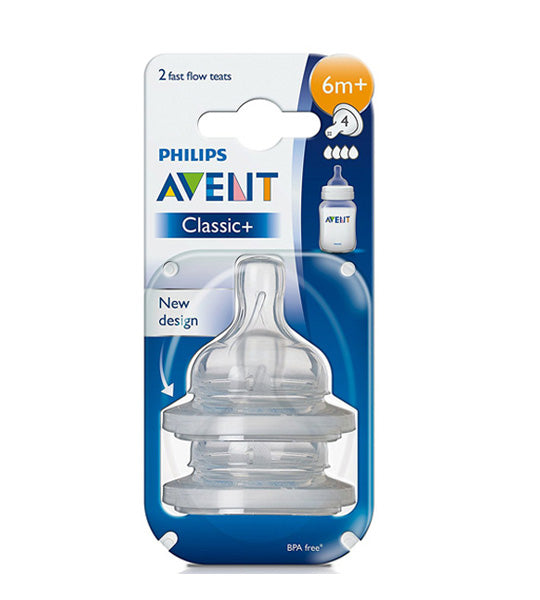 AVENT 2 TETINES CLASSIC 6M+