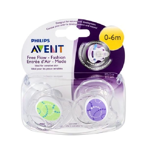 AVENT SUCETTE FESHION DECOR 0-6M