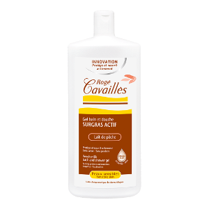 Rogé Cavaillès Gel Surgras Bain et Douche Lait de Pêche 750 ml