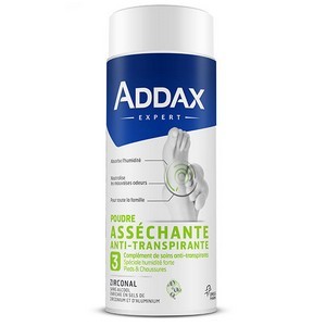 ADDAX Zirconal Poudre asséchante anti-transpirante pieds 75g