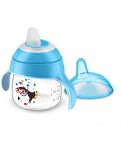 AVENT TASSE PINGOUIN AVEC ANSES BLEU 200ML 6M+