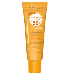 Bioderma Photoderm MAX Aquafluide toucher sec SPF 50+ teinté dorée