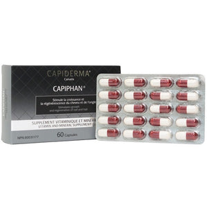 CAPIDERMA  CAPIPHANE ONGLES ET CHEVEUX 60 CAPS