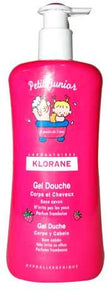 Klorane Petit Junior Gel Douche Corps et Cheveux (3+ ans) Parfum Framboise 500 ml