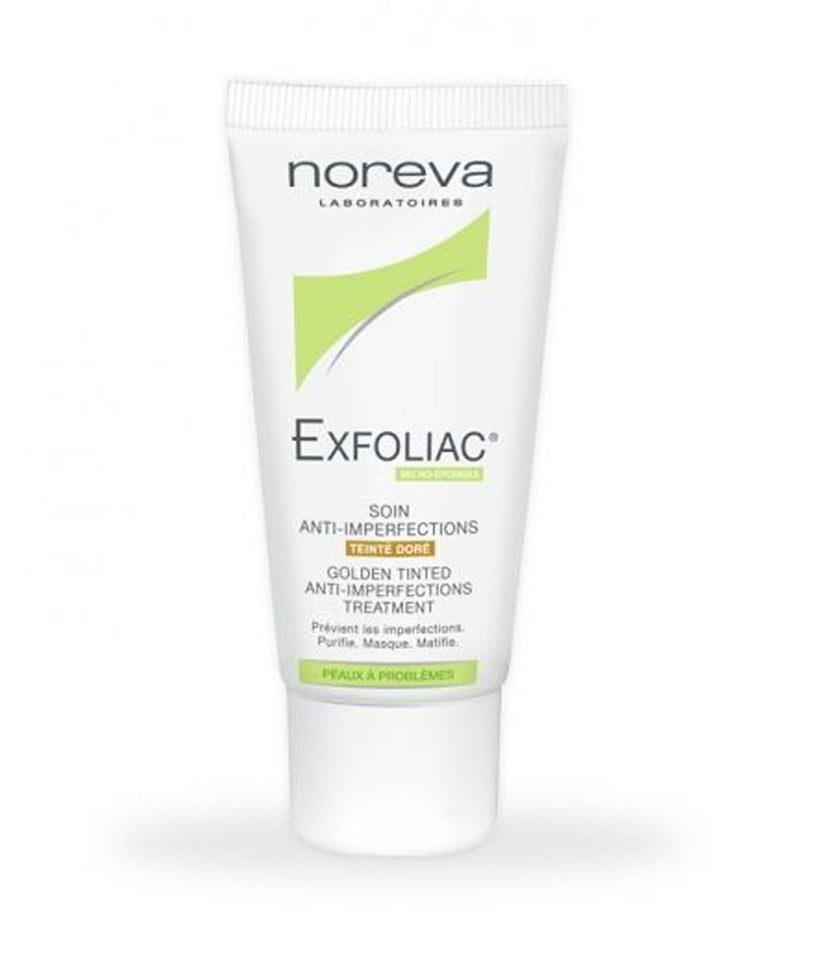 NOREVA EXFOLIAC SOIN ANTI-IMPERFECTIONS TEINTE DORE 30ML