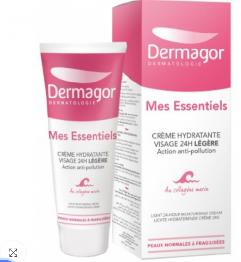 Dermagor Mes Essentiels Crème Hydratante Visage 24H Légère 40 ml