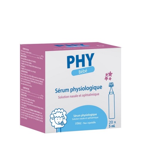 PHY SERUM PHYSIOLOGIQUE BTE 20