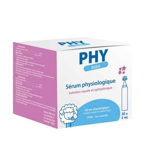 PHY SERUM PHYSIOLOGIQUE BTE 30