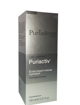 PURIADERM CANADA PURIACTIV LAIT CORPOREL ECLAIRCISSANT HYDRATANT 150 ML