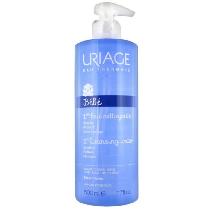 URIAGE BEBE 1ère Eau Nettoyante Sans Rinçage - 500 ml