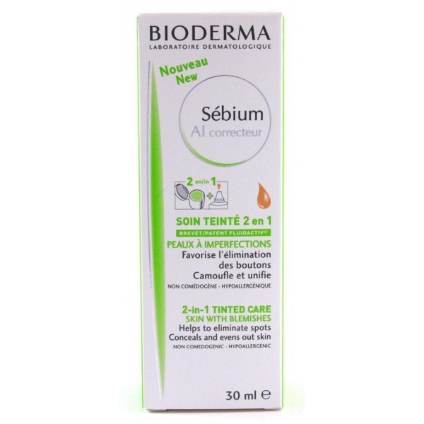 Bioderma Sébium AI correcteur Soin teinté 2 en 1 30 ml