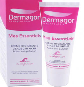 Dermagor Mes Essentiels Crème Hydratante Visage 24H Riche 40 ml