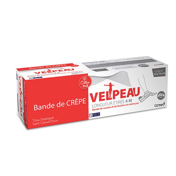 BANDE VELPEAU ROUGE 14 A 15 CM