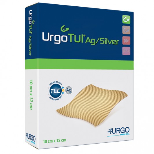 URGO TUL AG SILVER 10*12CM