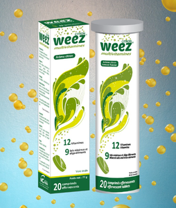 WEEZ Multivitamines. citron 12 vitamines