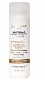 CAPIDERMA REVITALISANT ASSOUPLISSANT À LA KÉRATINE APRÉS SHAMPOOING 200 ML