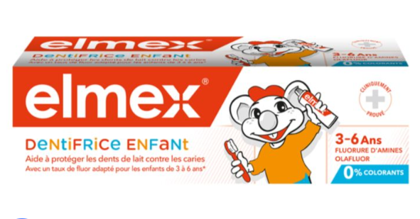 ELMEX Dentifrice enfant 3-6 ans